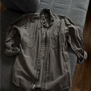 Men's Gray Casual Shirt